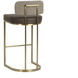 Larissa 38.5 inch Eglinton Espresso / Gellar Earth Barstool